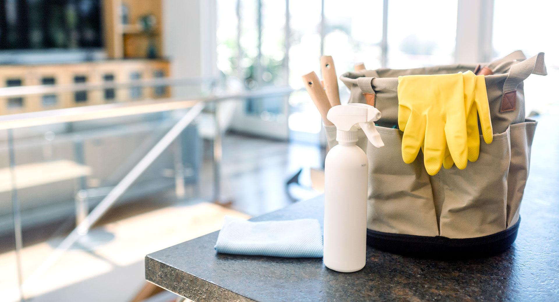 Cleaning Supplies Background